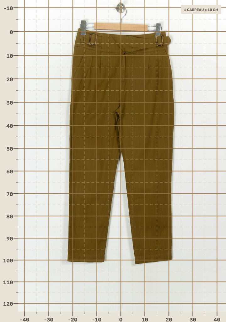 Pantalon Vert - Taille M/38 de la marque Sézane | PARAD119261 - Vendu par Paradigme - Image 4