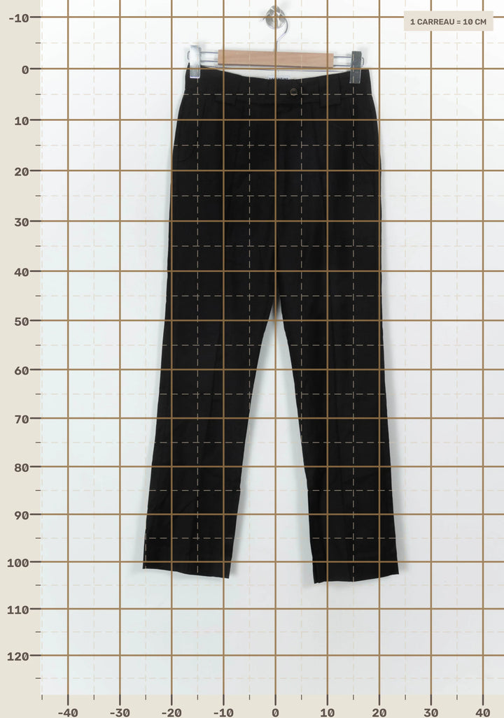 Pantalon Noir - Taille XS/34 de la marque Valentine Gauthier | PARAD119262 - Vendu par Paradigme - Image 4