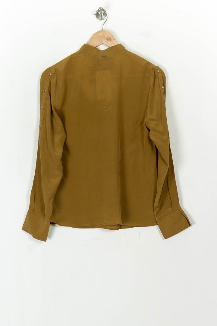 Blouse Marron - Taille S/36 de la marque IKKS | PARAD119264 - Vendu par Paradigme - Image 5