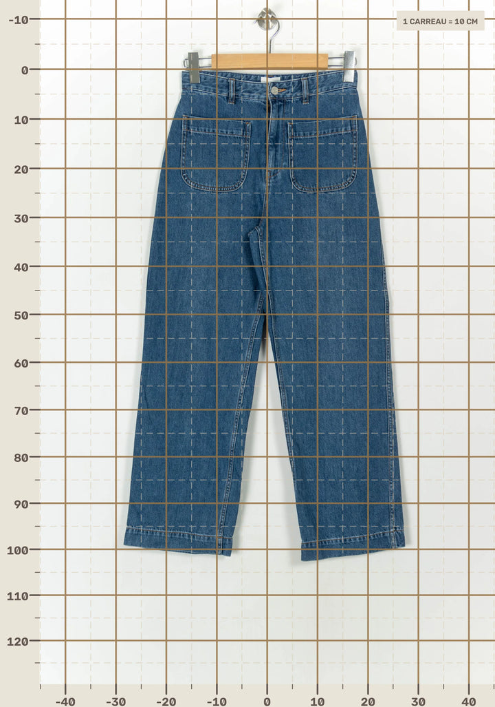 Jean Bleu - Taille M/38 de la marque Labdip | PARAD119265 - Vendu par Paradigme - Image 4