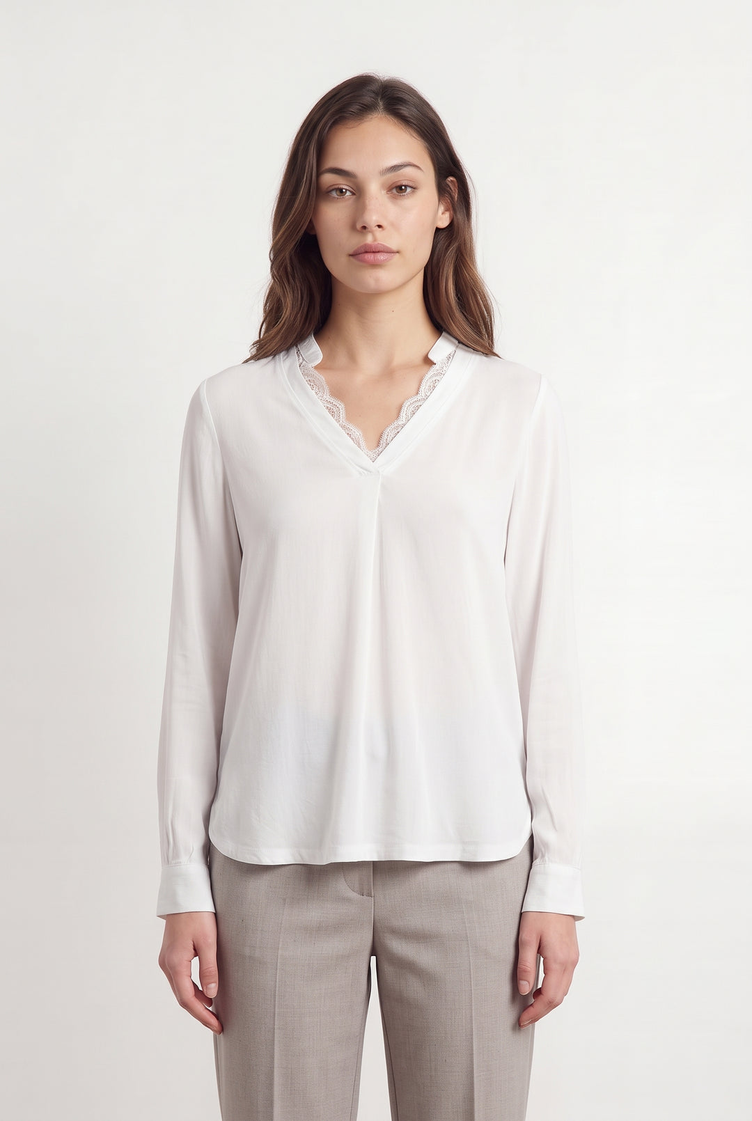 Blouse Blanche - Taille XS/34 de la marque IKKS | PARAD119268 - Vendu par Paradigme - Image 1