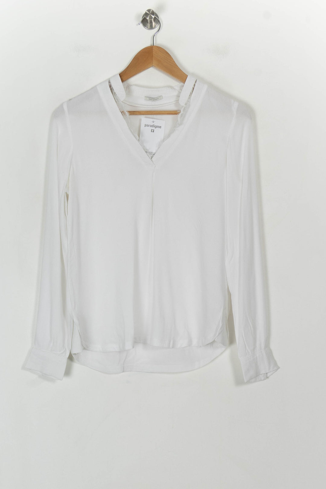 Blouse Blanche - Taille XS/34 de la marque IKKS | PARAD119268 - Vendu par Paradigme - Image 2