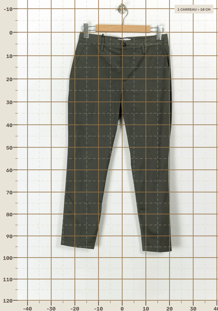 Pantalon Chino Vert - Taille M/38 de la marque Closed | PARAD119277 - Vendu par Paradigme - Image 4