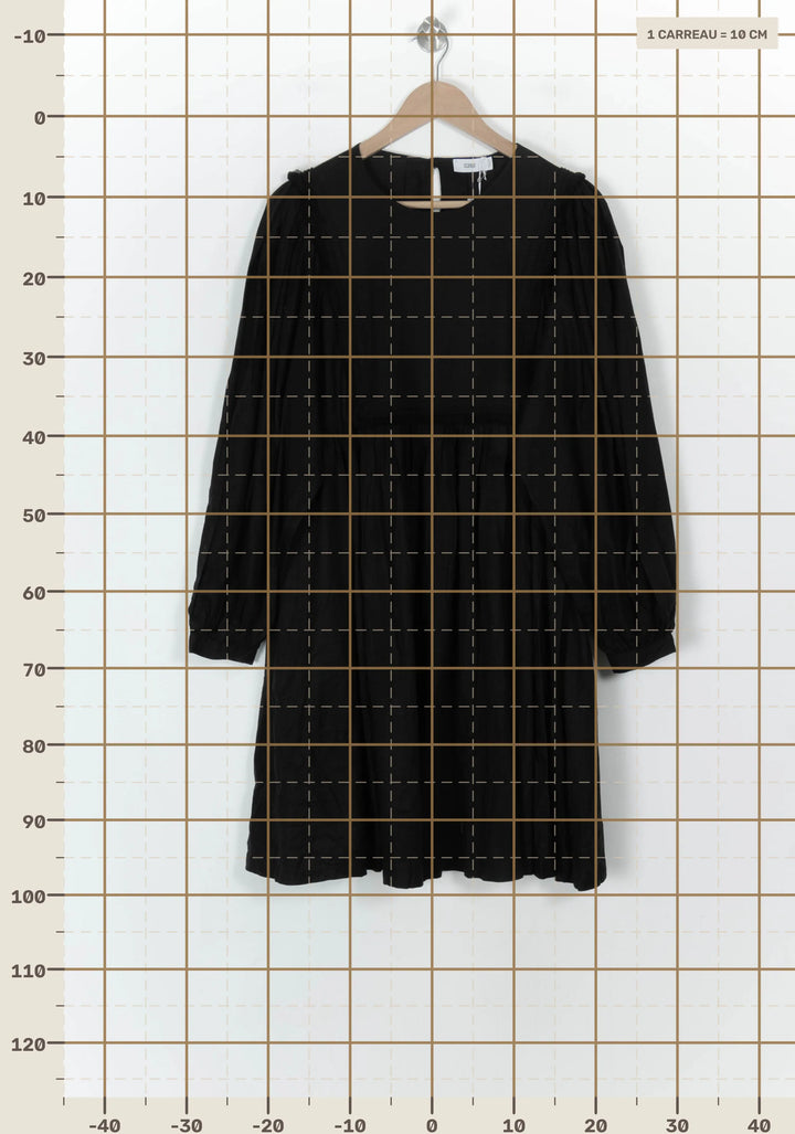Robe Midi Noire - Taille S/36 de la marque Closed | PARAD119278 - Vendu par Paradigme - Image 4