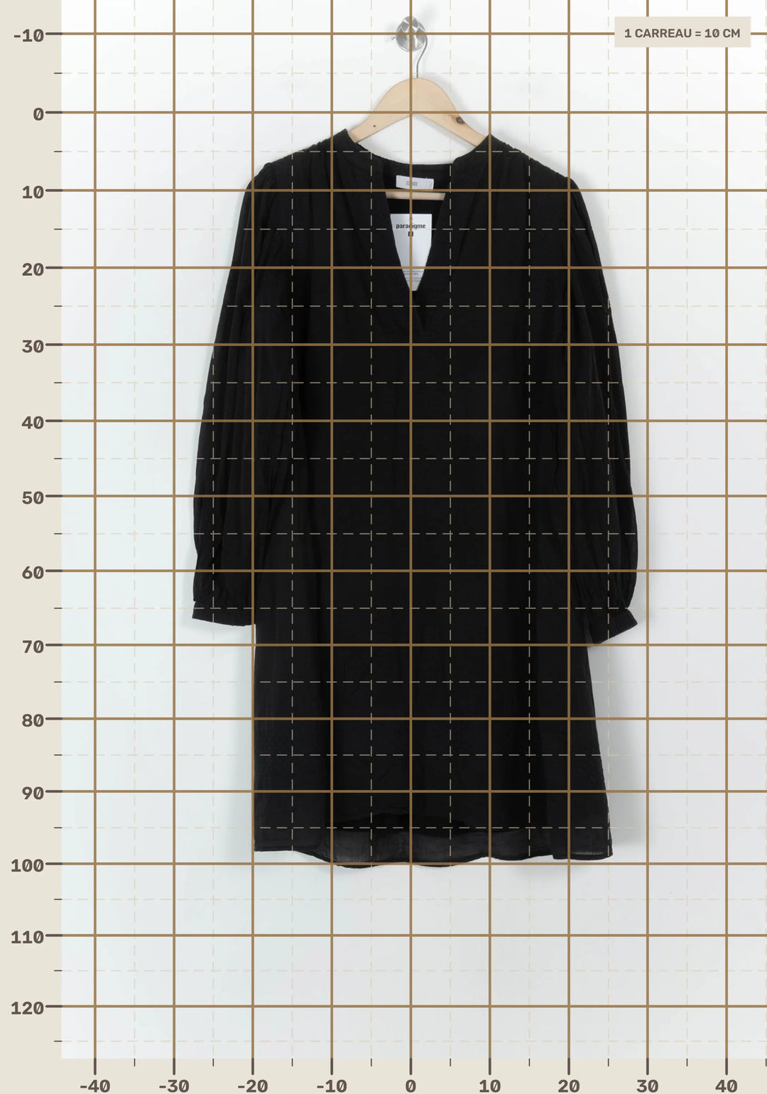 Robe Midi Noire - Taille S/36 de la marque Closed | PARAD119279 - Vendu par Paradigme - Image 4