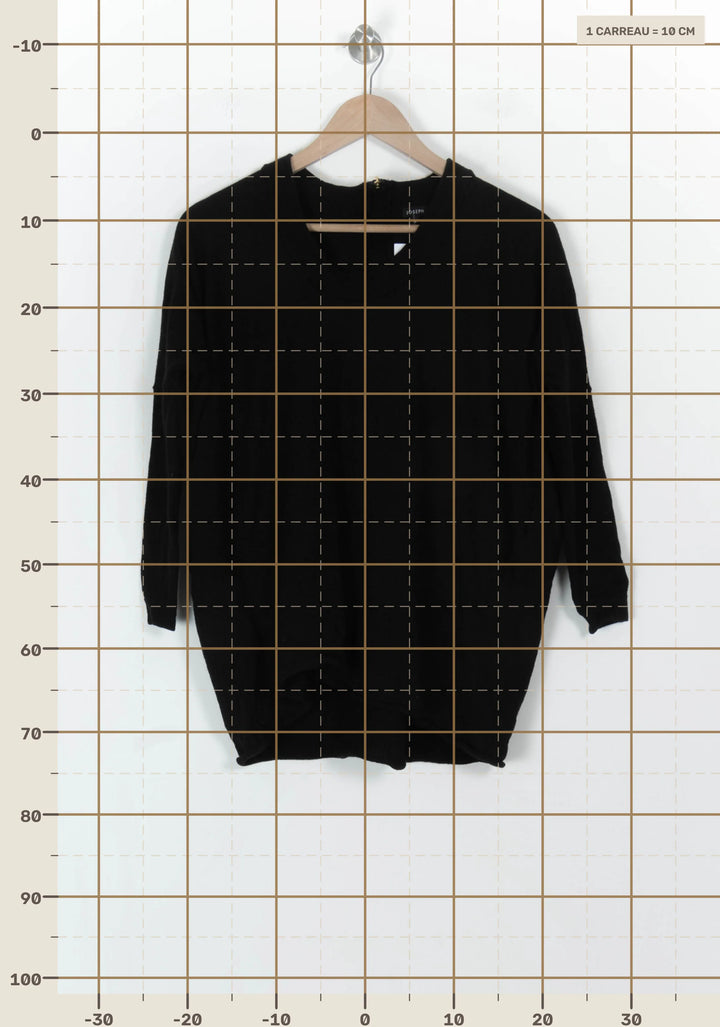 Pull Col Rond Noir - Taille S/36 de la marque Joseph | PARAD119281 - Vendu par Paradigme - Image 4