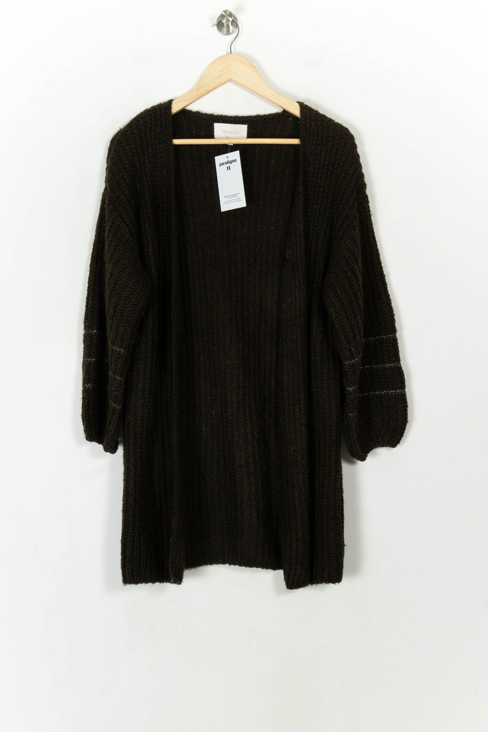 Cardigan Vert - Taille S/36 de la marque Grace & Mila | PARAD119288 - Vendu par Paradigme - Image 2