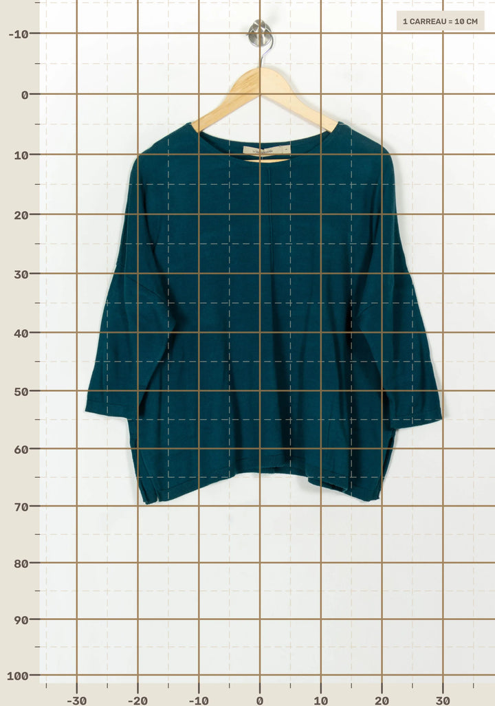 Pull Vert - Taille S/36 de la marque La Fée Maraboutée | PARAD119290 - Vendu par Paradigme - Image 4