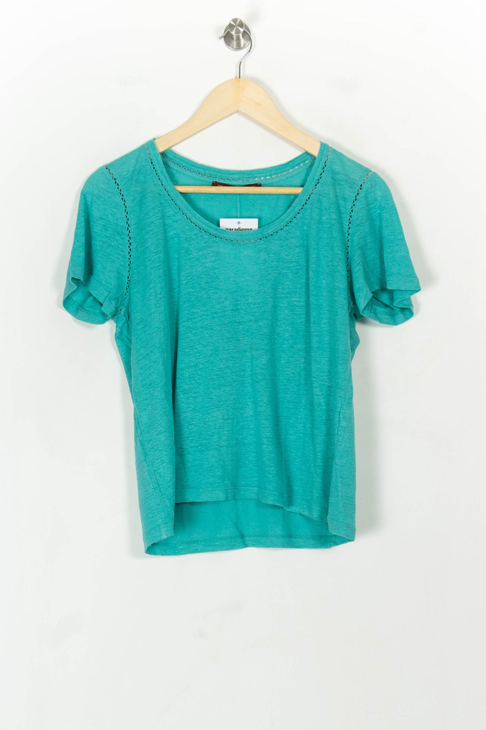 Tee-shirt Vert - Taille M/38 de la marque Comptoir des Cotonniers | PARAD119291 - Vendu par Paradigme - Image 2