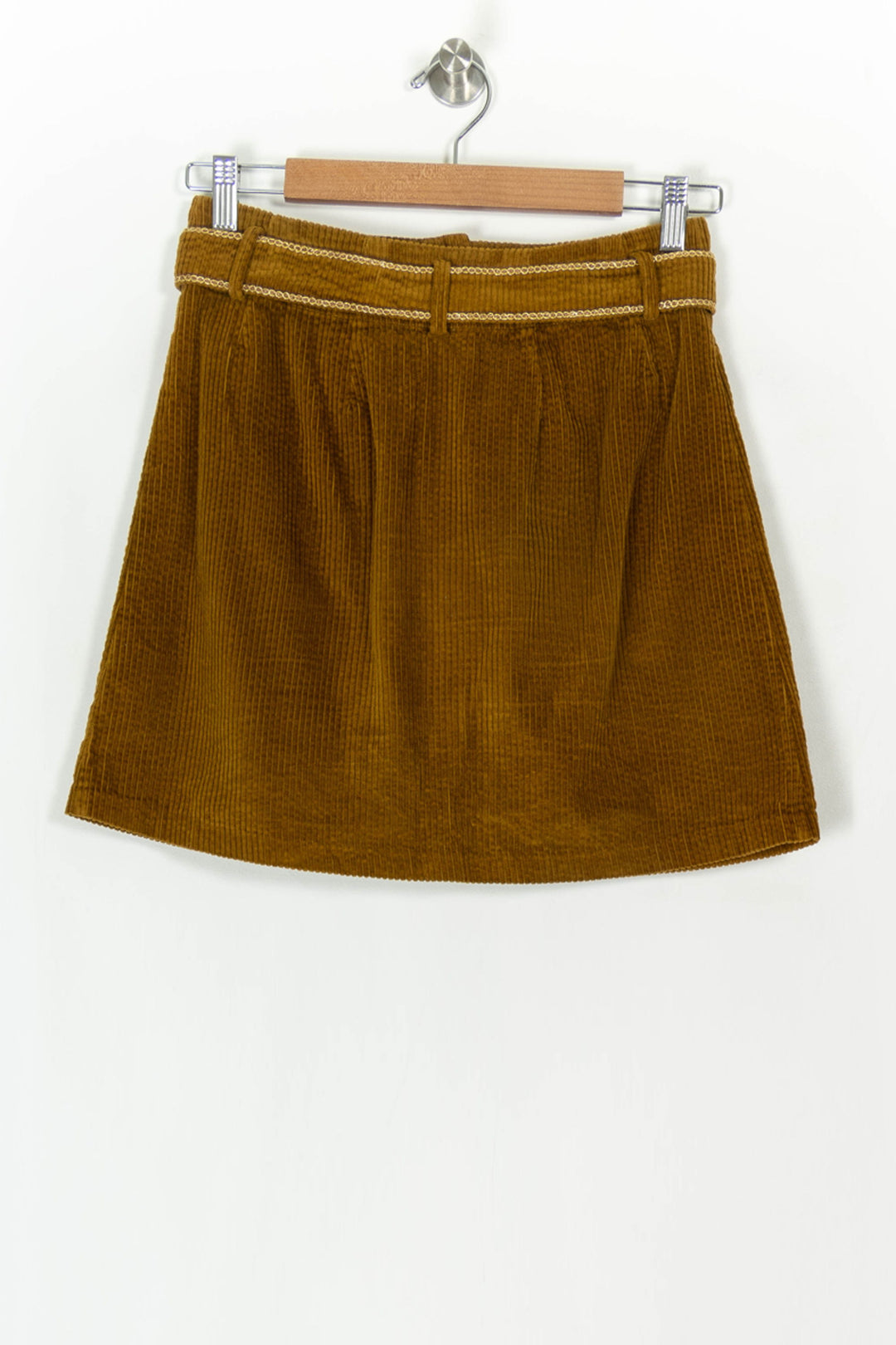 Jupe Courte Marron - Taille S/36 de la marque Louise Misha | PARAD119293 - Vendu par Paradigme - Image 5