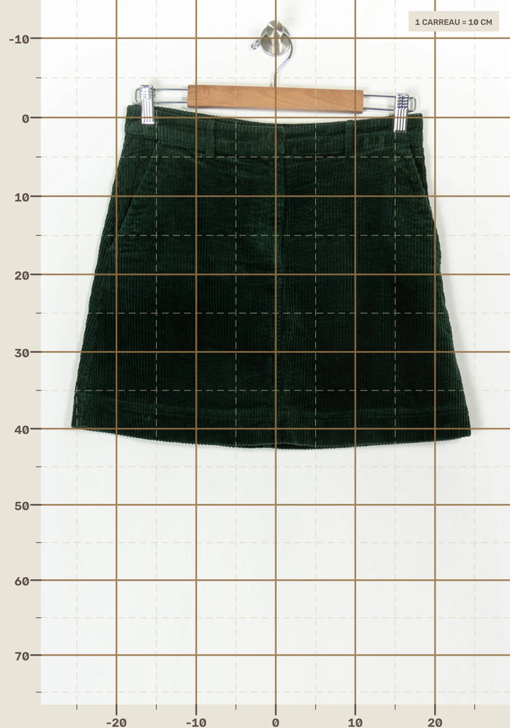 Jupe Courte Verte - Taille S/36 de la marque Ekyog | PARAD119294 - Vendu par Paradigme - Image 4