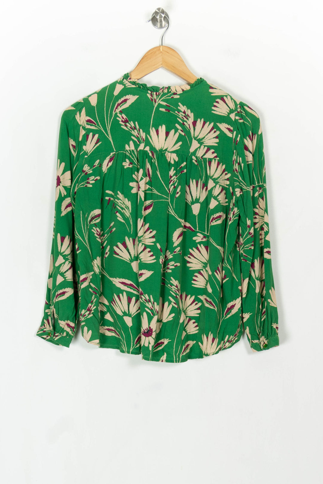 Blouse Verte et Écrue - Taille S/36 de la marque La Petite Etoile | PARAD119295 - Vendu par Paradigme - Image 5