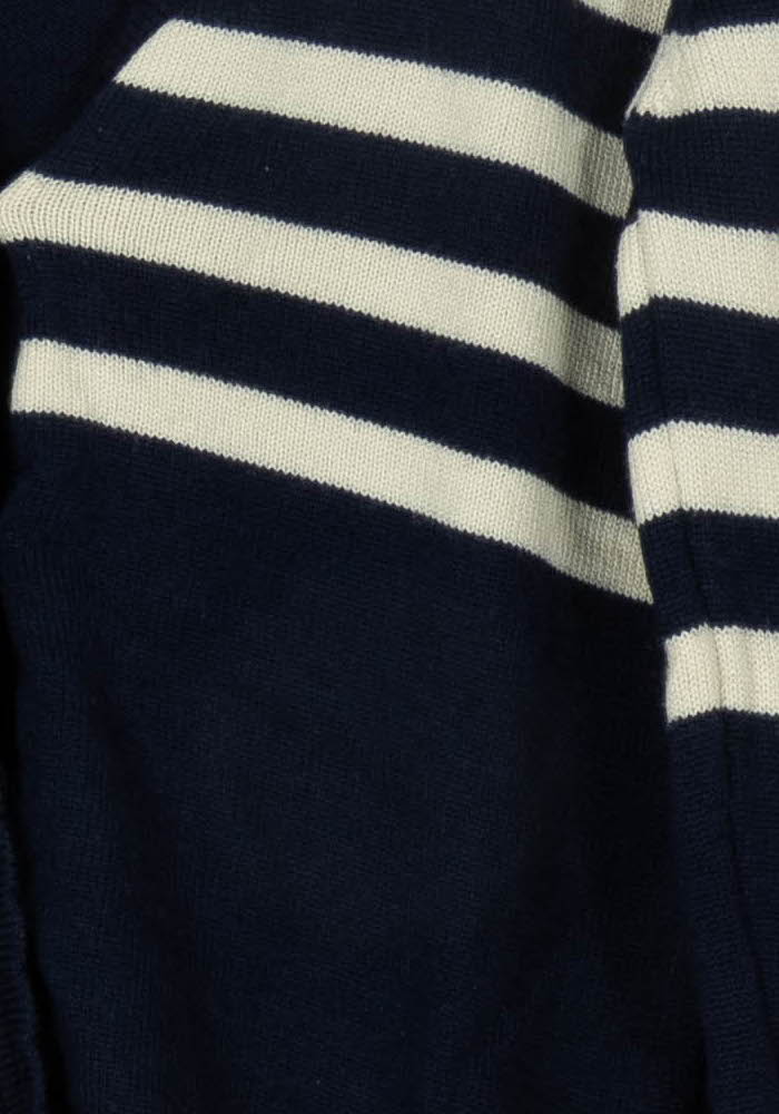 Cardigan Bleu et Blanc - Taille S/36 de la marque Balzac Paris | PARAD119297 - Vendu par Paradigme - Image 3