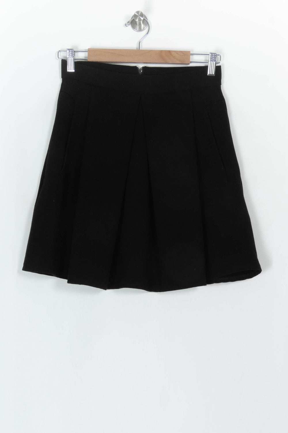 Jupe Plissée Noire - Taille S/36 de la marque La Fée Maraboutée | PARAD119298 - Vendu par Paradigme - Image 2