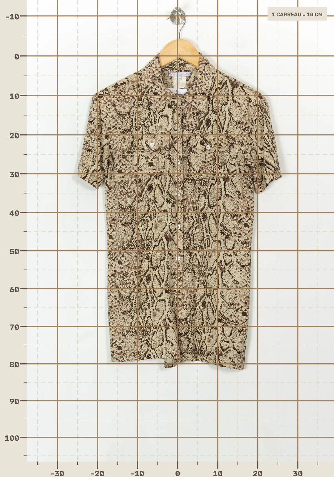 Chemise Beige et Marron - Taille S/36 de la marque Paul &amp; Joe Sister | PARAD119310 - Vendu par Paradigme - Image 4