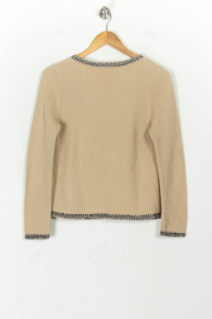Veste Tricot Beige et Noir - Taille S/36 de la marque Weill | PARAD119311 - Vendu par Paradigme - Image 5