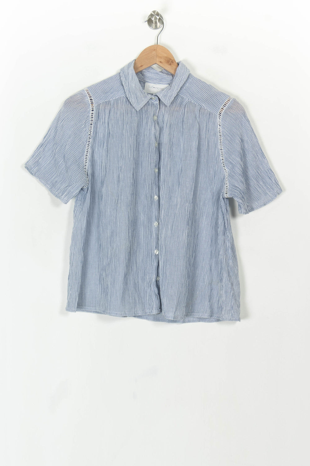 Chemise Bleu et Blanc - Taille M/38 de la marque Sud express | PARAD119315 - Vendu par Paradigme - Image 2