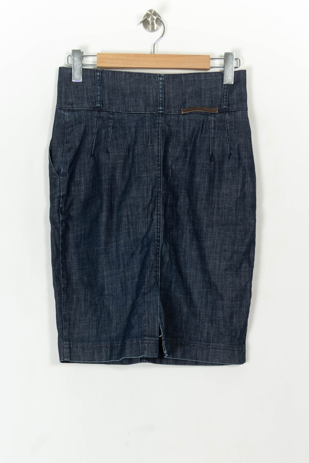 Jupe Crayon Bleu - Taille L/40 de la marque Comptoir des Cotonniers | PARAD119318 - Vendu par Paradigme - Image 5