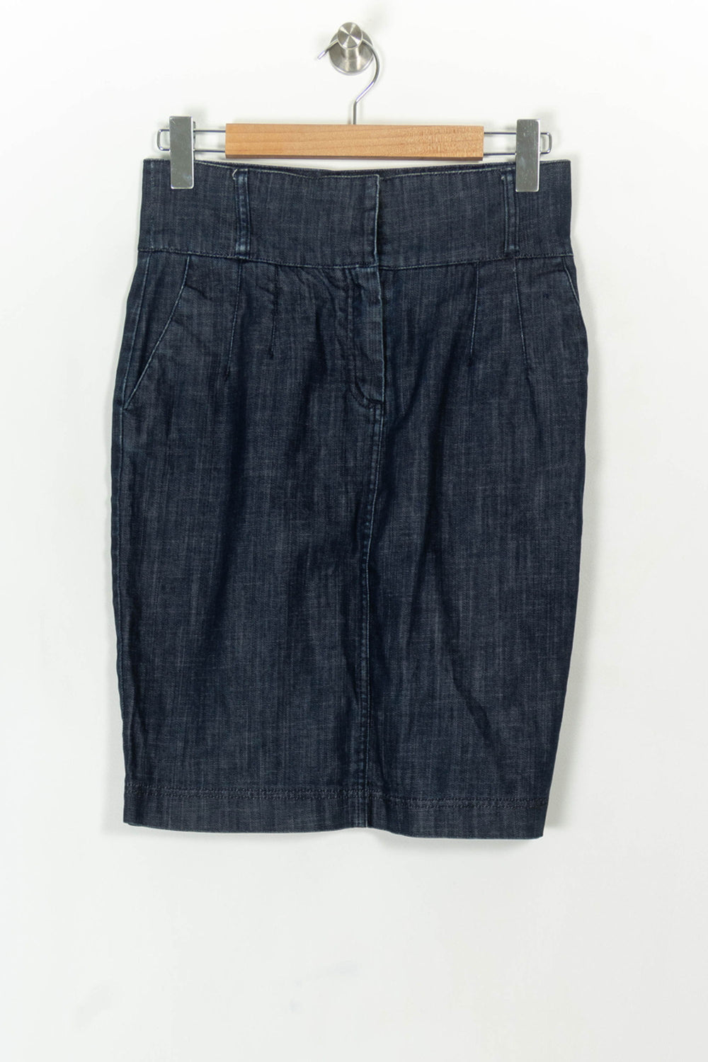 Jupe Crayon Bleu - Taille L/40 de la marque Comptoir des Cotonniers | PARAD119318 - Vendu par Paradigme - Image 2
