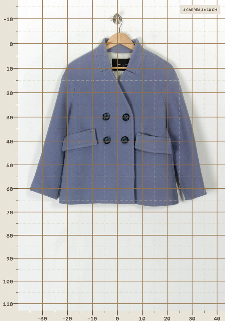 Veste Bleu - Taille M/38 de la marque Tara Jarmon | PARAD119319 - Vendu par Paradigme - Image 4