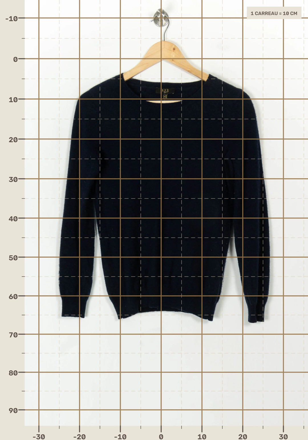 Pull Bleu - Taille M/38 de la marque Maison 123 | PARAD119326 - Vendu par Paradigme - Image 4