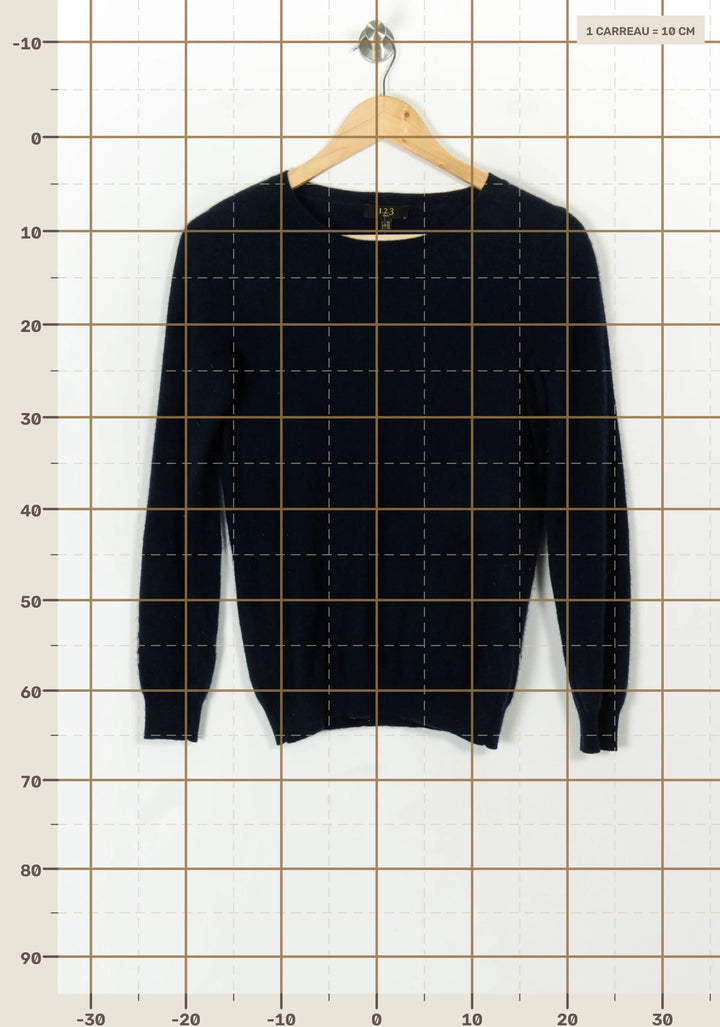 Pull Bleu - Taille M/38 de la marque Maison 123 | PARAD119326 - Vendu par Paradigme - Image 4