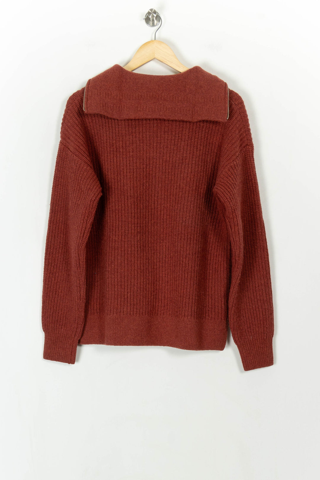 Pull Zippé Bordeaux - Taille XL/42 de la marque Aigle | PARAD119328 - Vendu par Paradigme - Image 5