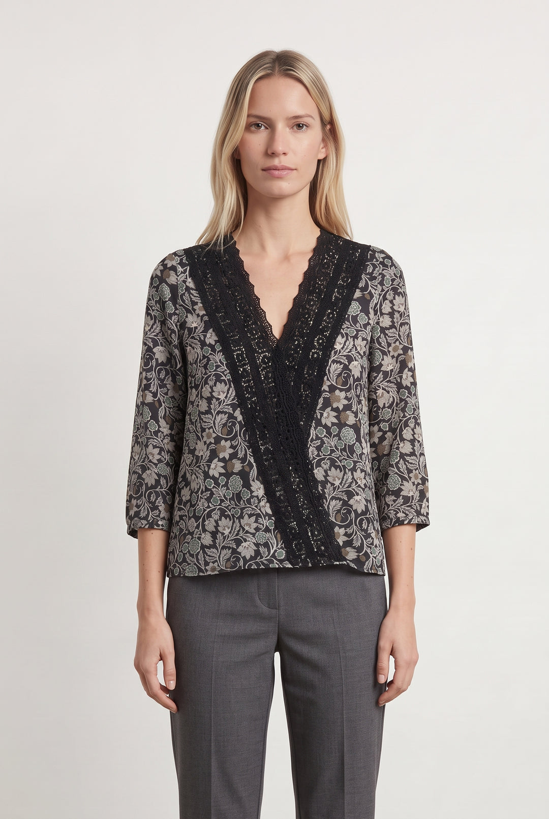 Blouse Noire et Blanche - Taille XS/34 de la marque I.Code | PARAD119346 - Vendu par Paradigme - Image 1