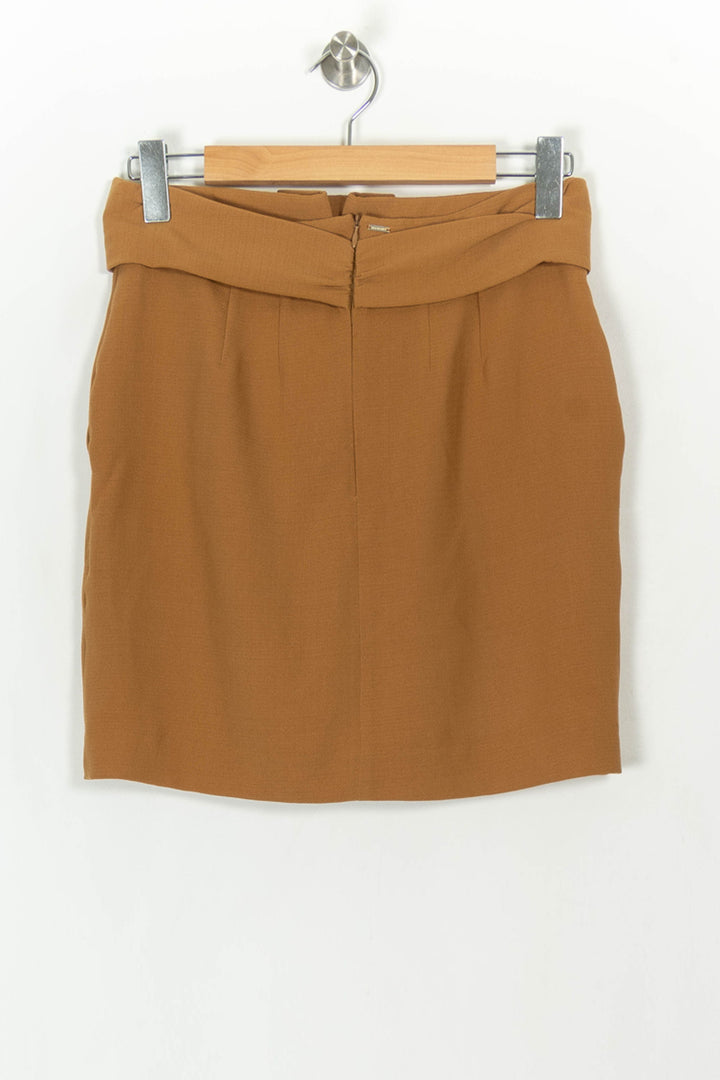 Jupe Courte Marron - Taille M/38 de la marque IKKS | PARAD119348 - Vendu par Paradigme - Image 5