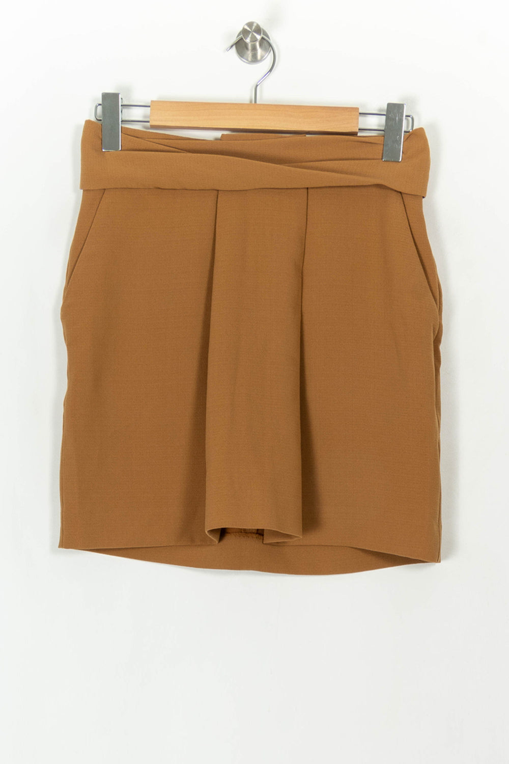 Jupe Courte Marron - Taille M/38 de la marque IKKS | PARAD119348 - Vendu par Paradigme - Image 2