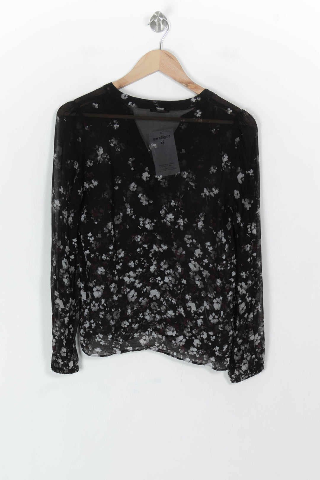 Blouse Noire et Blanche - Taille S/36 de la marque IKKS | PARAD119351 - Vendu par Paradigme - Image 5