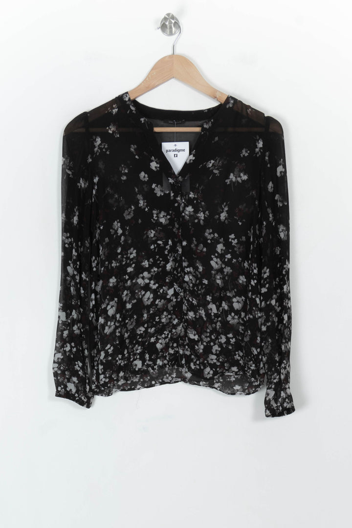 Blouse Noire et Blanche - Taille S/36 de la marque IKKS | PARAD119351 - Vendu par Paradigme - Image 2