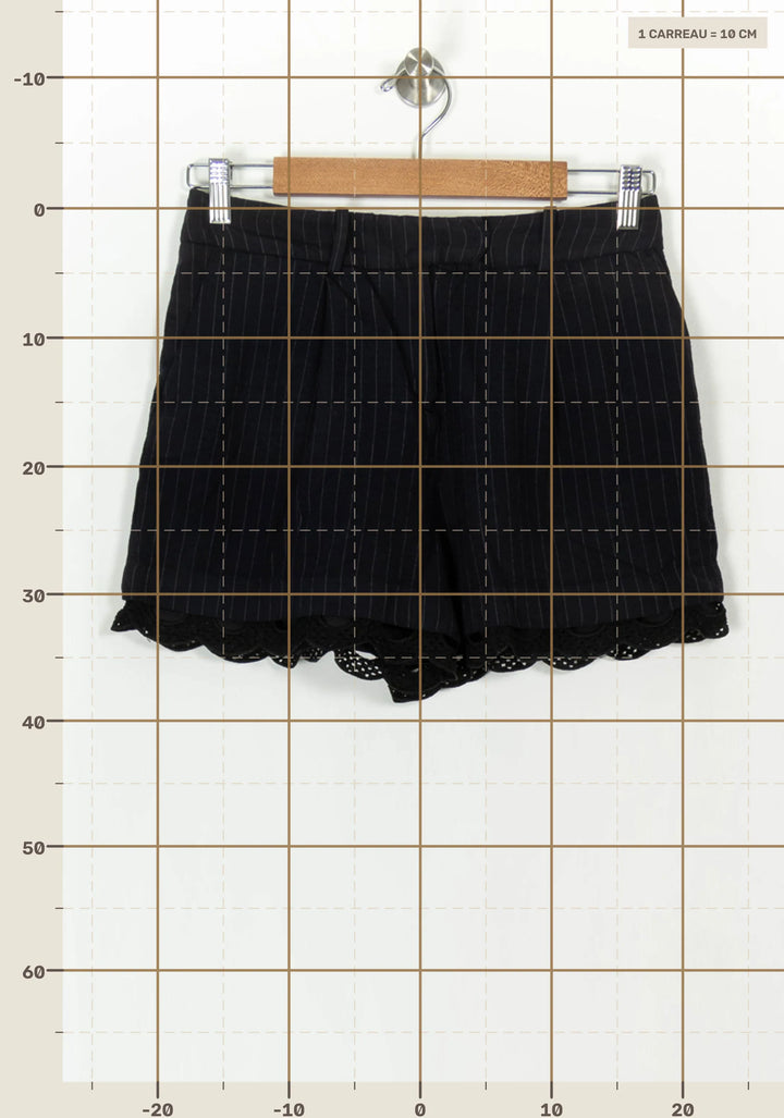 Short Bleu - Taille M/38 de la marque Claudie Pierlot | PARAD119357 - Vendu par Paradigme - Image 4