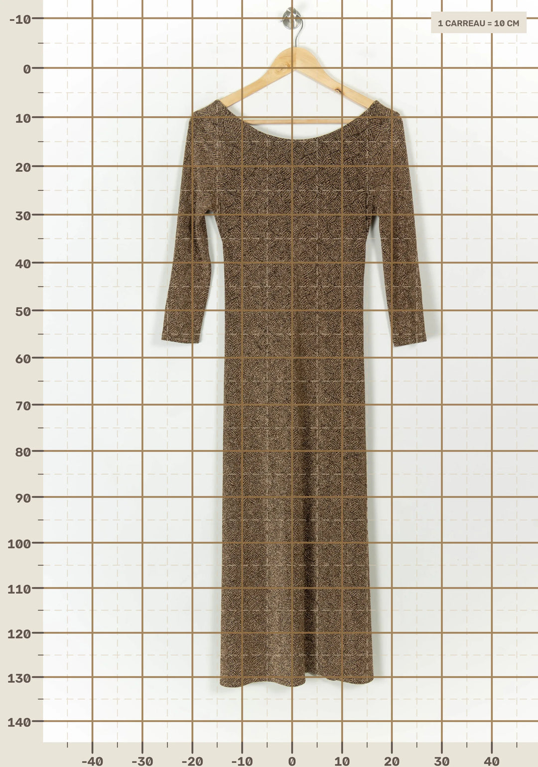 Robe Midi Beige - Taille XS/34 de la marque Sézane | PARAD119358 - Vendu par Paradigme - Image 4