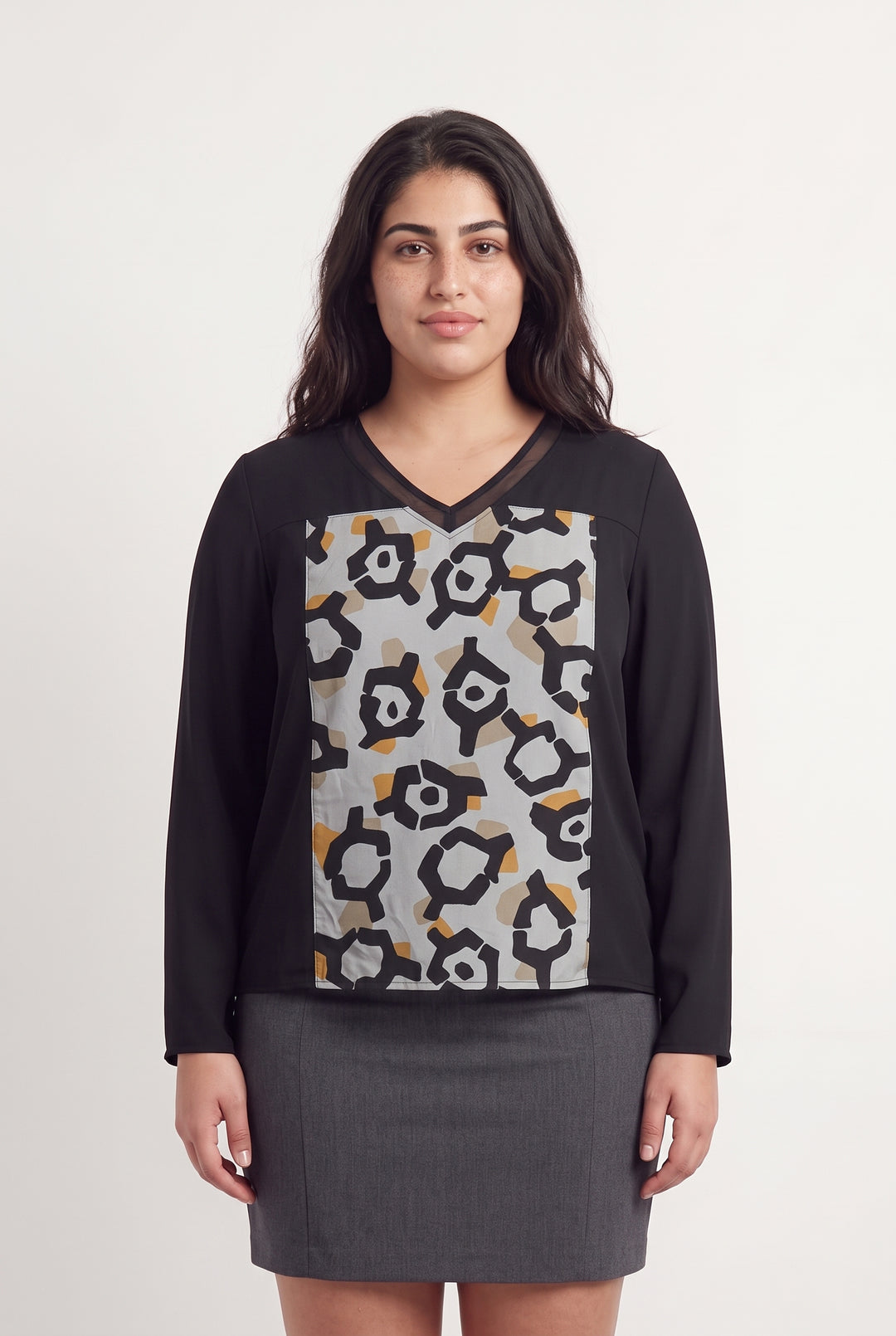 Blouse Noire et Blanche - Taille XXL/44 de la marque Bleu Blanc Rouge | PARAD119372 - Vendu par Paradigme - Image 1