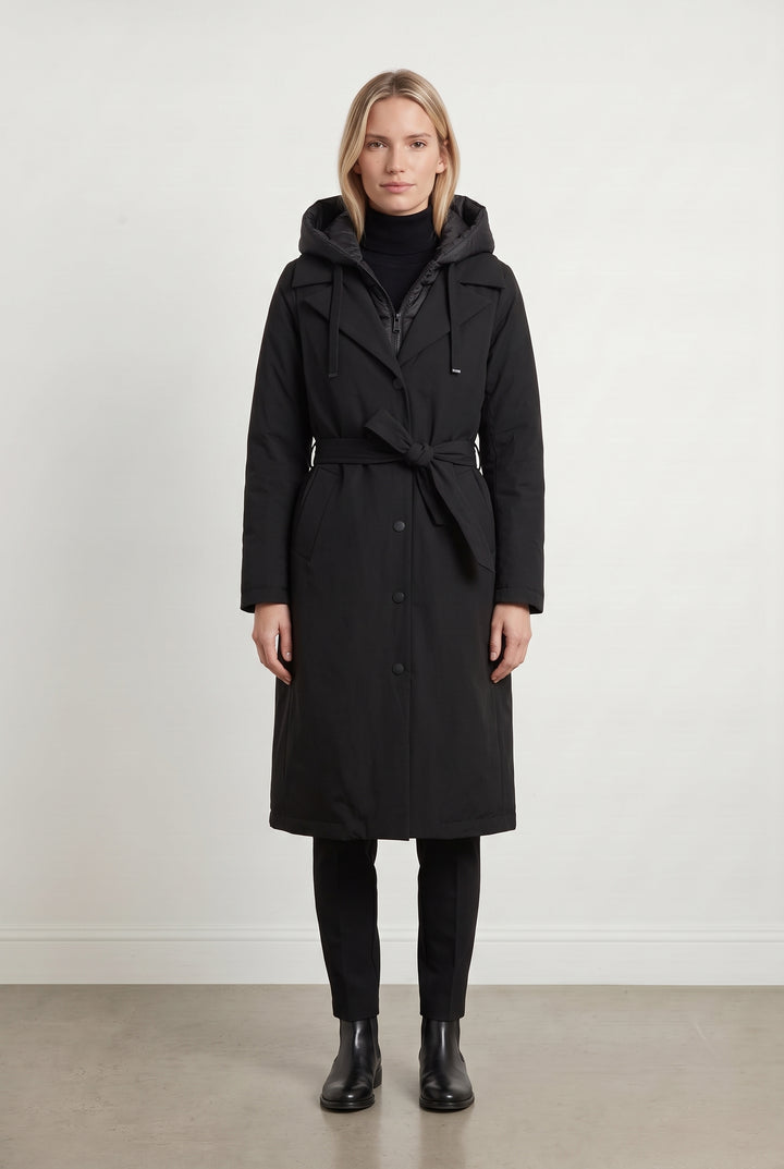Manteau Noir - Taille S/36 de la marque Indies | PARAD119374 - Vendu par Paradigme - Image 1