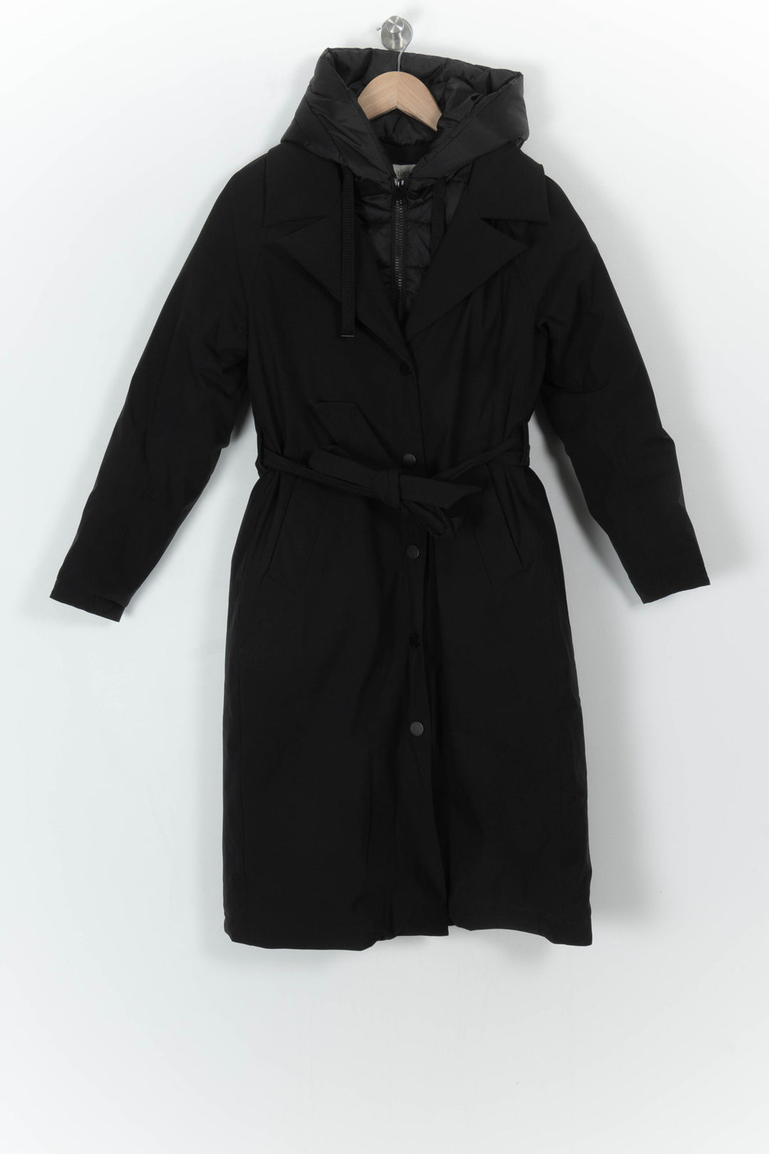 Manteau Noir - Taille S/36 de la marque Indies | PARAD119374 - Vendu par Paradigme - Image 2