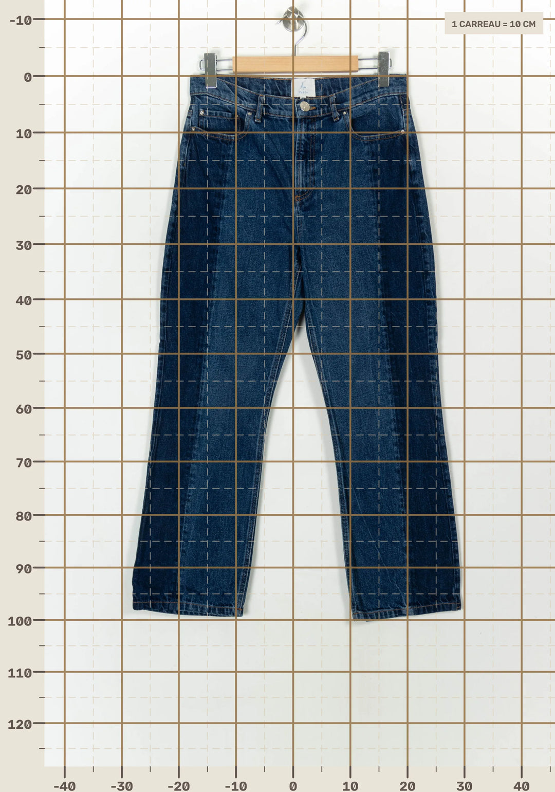 Jean Bleu et Bleu Foncé - Taille L/40 de la marque Pablo | PARAD119375 - Vendu par Paradigme - Image 4