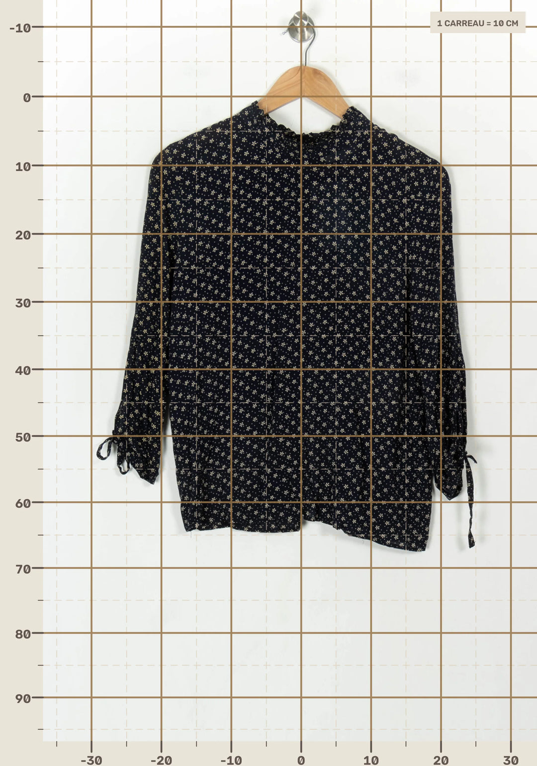 Blouse Bleue et Blanche - Taille M/38 de la marque Balzac Paris | PARAD119378 - Vendu par Paradigme - Image 4