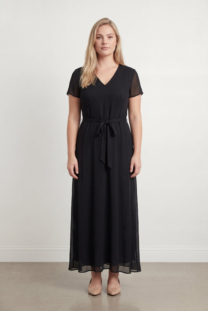 Robe Longue Noire - Taille XXL/44 de la marque IKKS | PARAD119382 - Vendu par Paradigme - Image 1