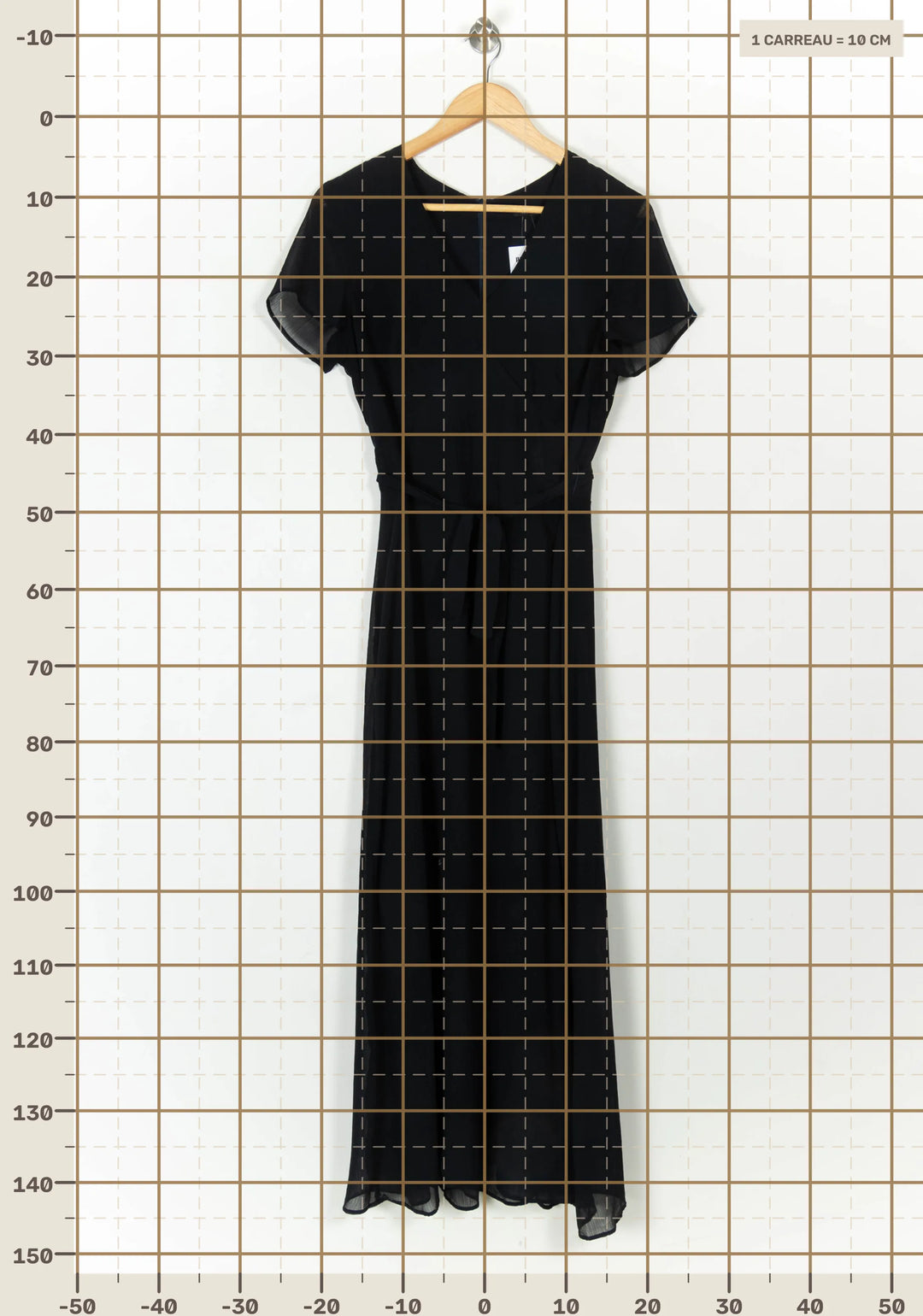 Robe Longue Noire - Taille XXL/44 de la marque IKKS | PARAD119382 - Vendu par Paradigme - Image 4