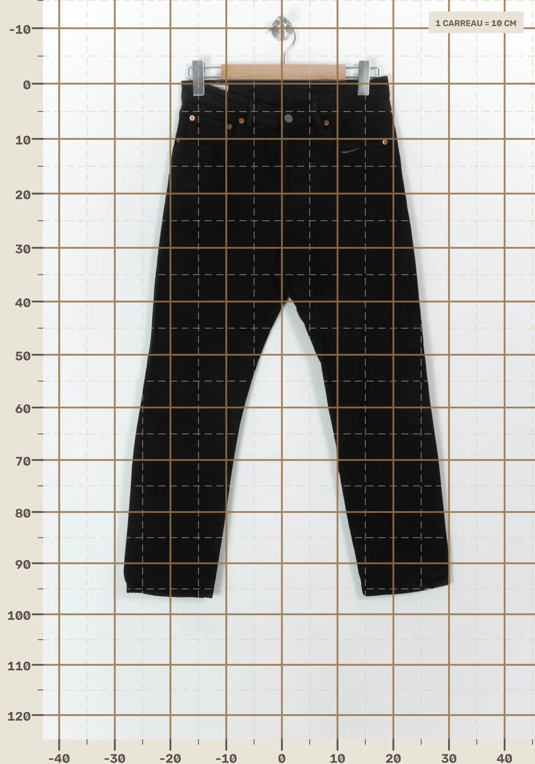Jean Slim Noir - Taille M/38 de la marque Levi&