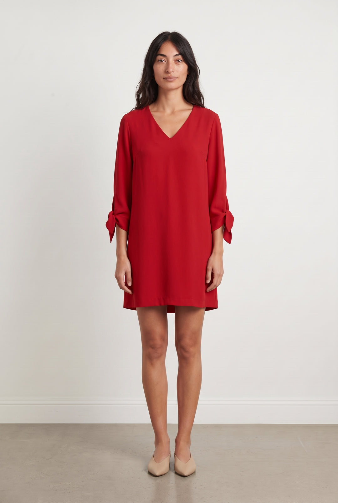 Robe Courte Rouge - Taille M/38 de la marque Tara Jarmon | PARAD119388 - Vendu par Paradigme - Image 1