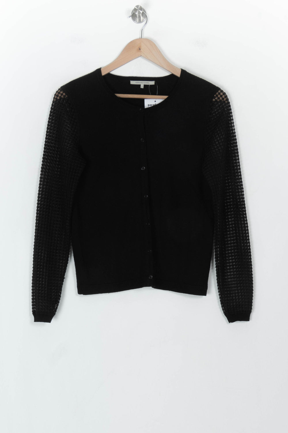Cardigan Noir - Taille M/38 de la marque Gerard Darel | PARAD119389 - Vendu par Paradigme - Image 2