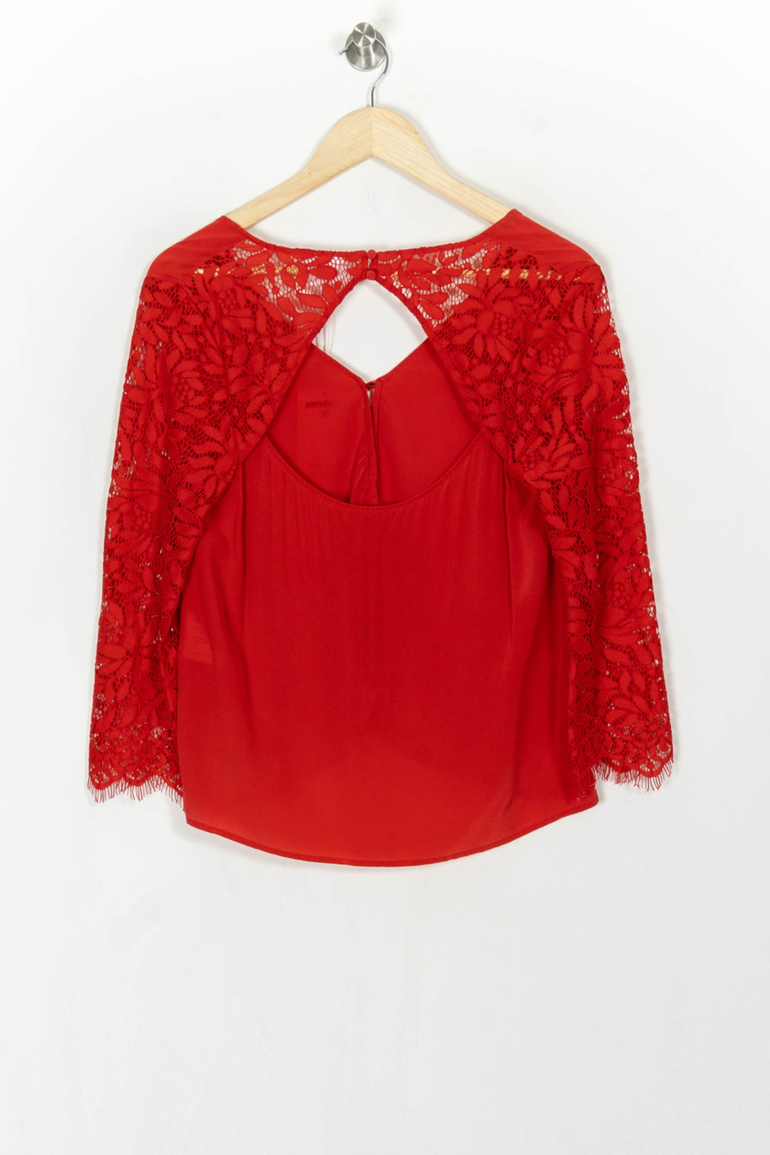 Blouse Rouge - Taille M/38 de la marque Sézane | PARAD119393 - Vendu par Paradigme - Image 5