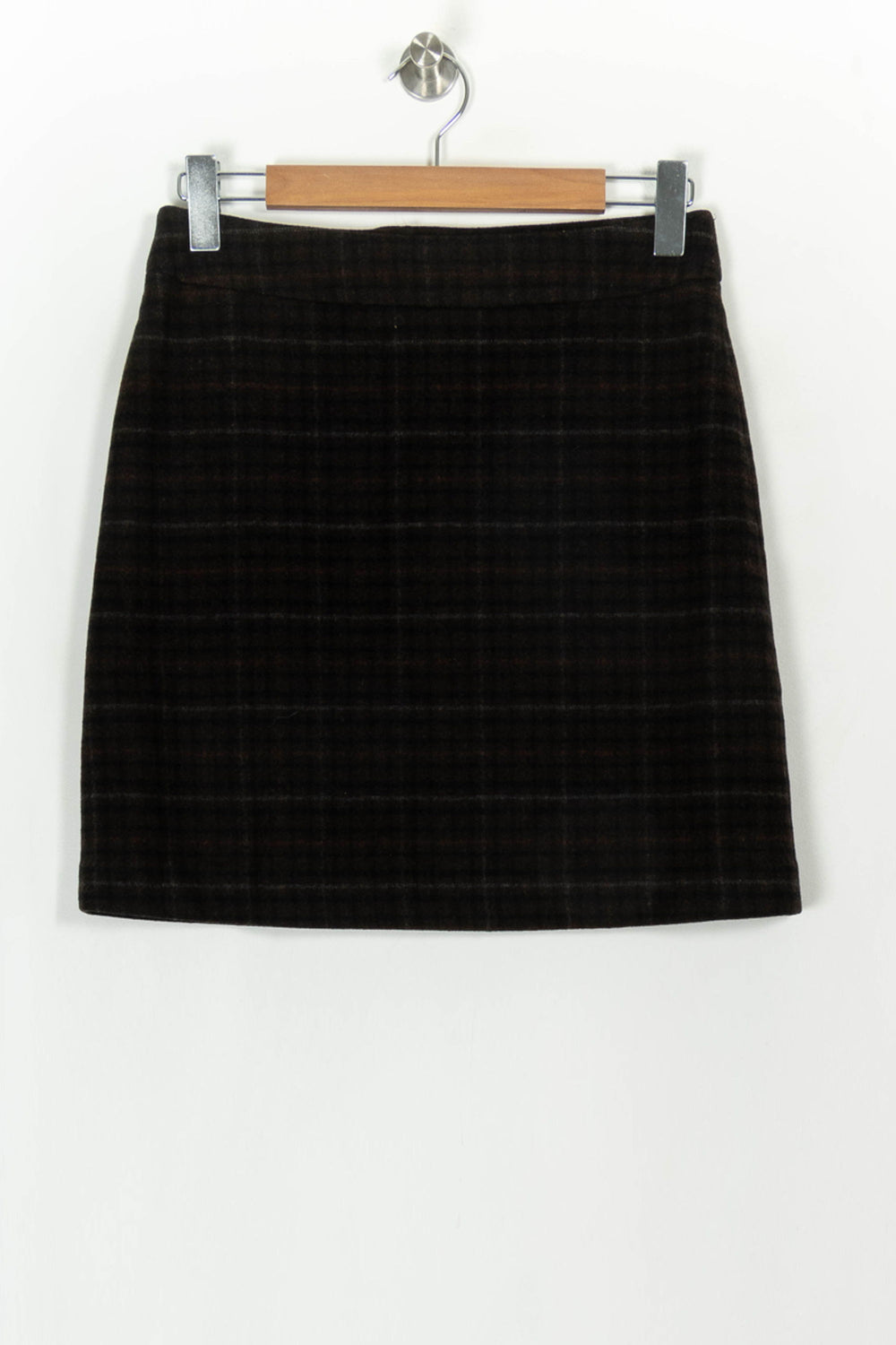 Jupe Courte Noire et Marron - Taille M/38 de la marque Tara Jarmon | PARAD119397 - Vendu par Paradigme - Image 2