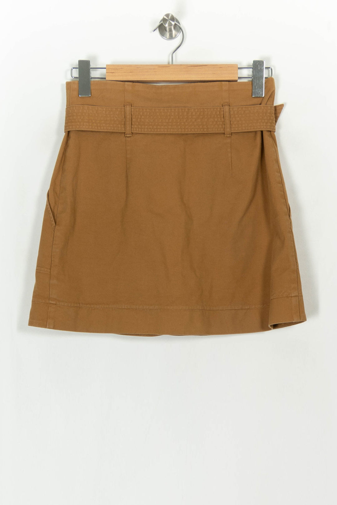Jupe Ceinturée Beige - Taille M/38 de la marque Sézane | PARAD119398 - Vendu par Paradigme - Image 5