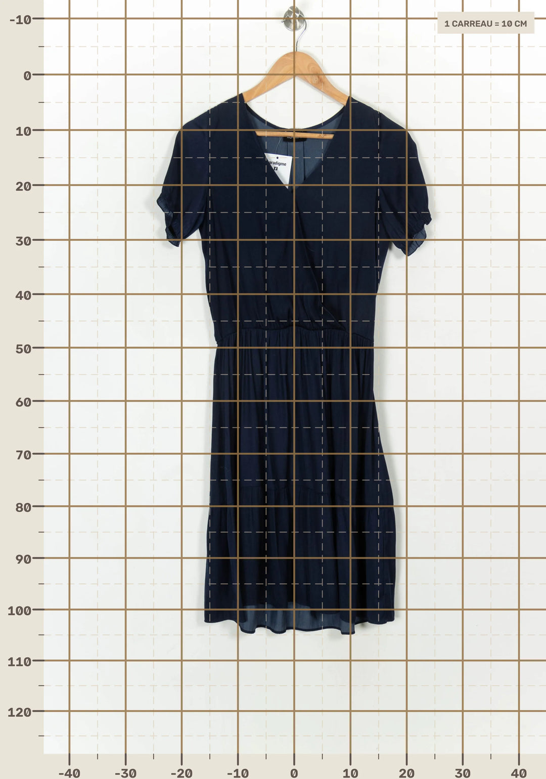 Robe Midi Bleue - Taille S/36 de la marque Kookai | PARAD119402 - Vendu par Paradigme - Image 4
