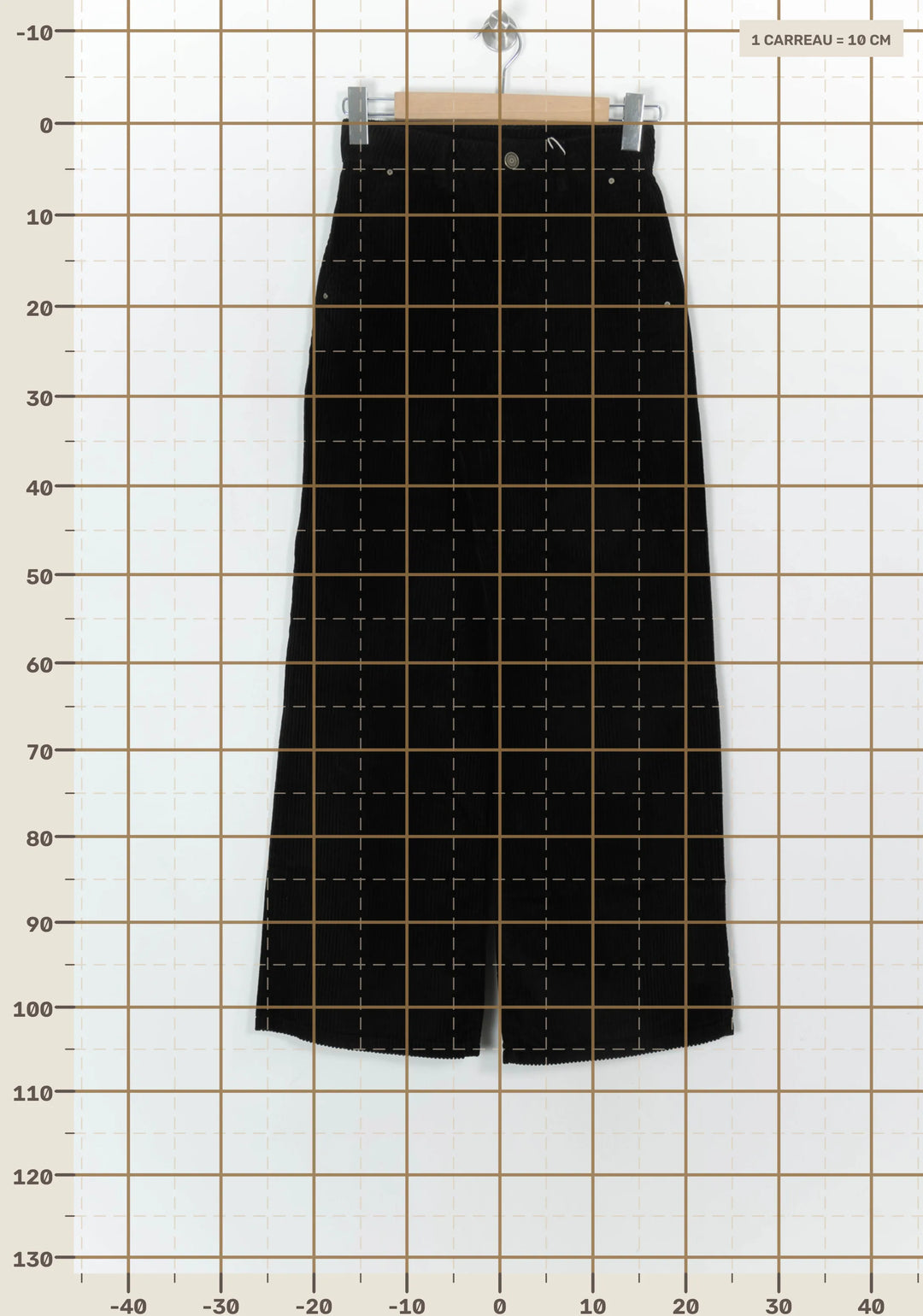 Pantalon Large Noir - Taille XS/34 de la marque Sud express | PARAD119405 - Vendu par Paradigme - Image 4