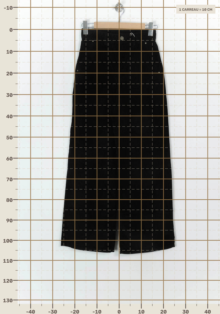 Pantalon Large Noir - Taille XS/34 de la marque Sud express | PARAD119405 - Vendu par Paradigme - Image 4